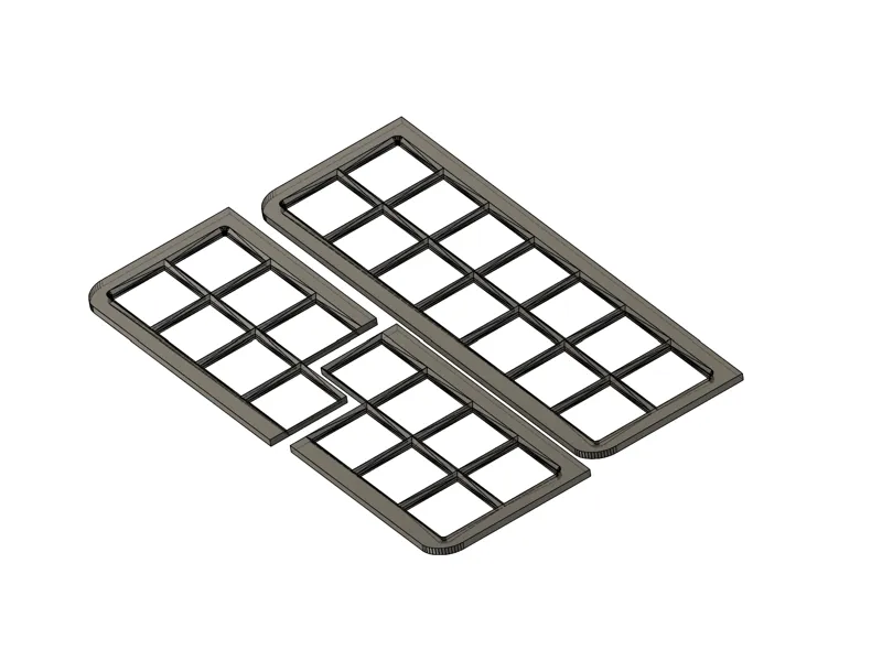 Gridfinity IKEA SKADIS Display shelf (205.918.41)