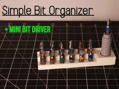 Simple organizer for 12 bits with a bit driver