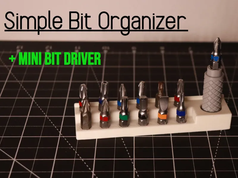 Simple organizer for 12 bits with a bit driver