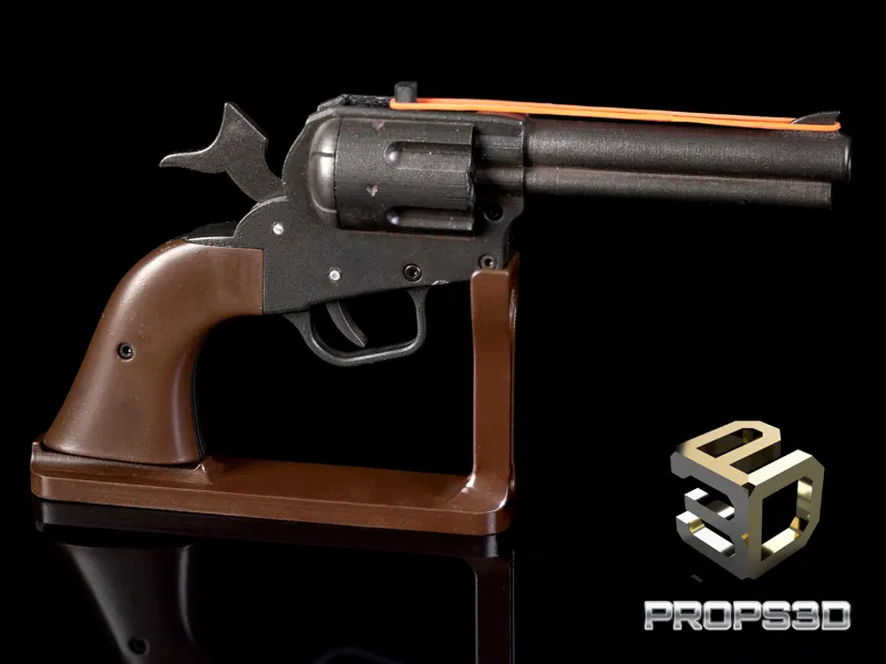 Single Action 6 Shooter Rubber Band Gun
