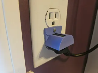 Outlet cover for round plug, baby proof