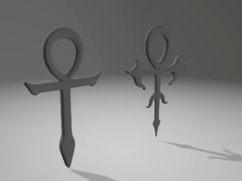 Doctor Fate Ankh Egyptian hieroglyphic Symbol 