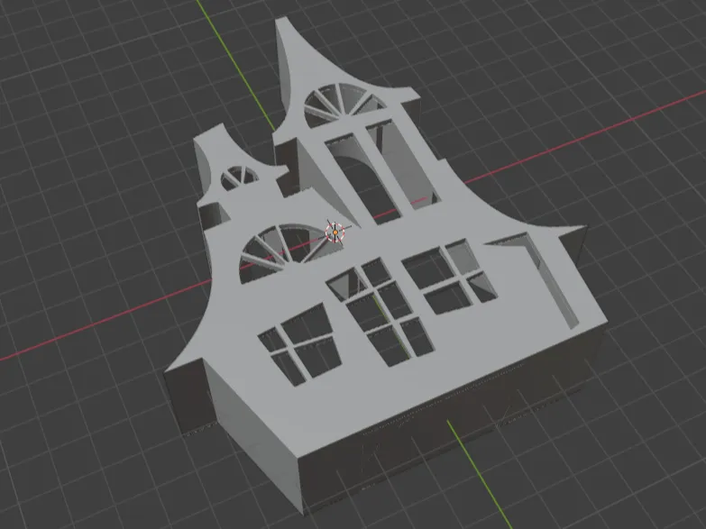 Haunted House Tealight Holder