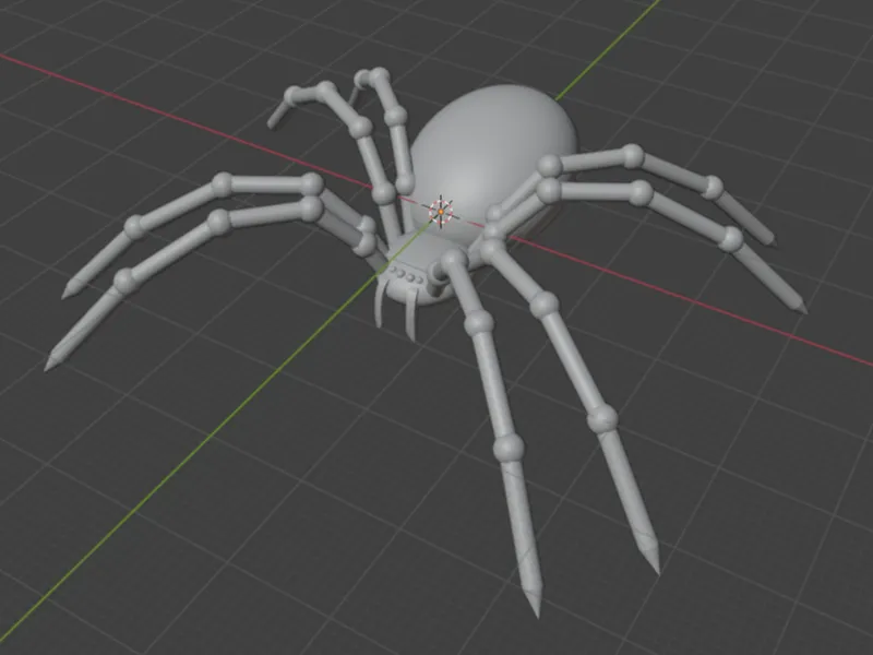 Standing Halloween Spider