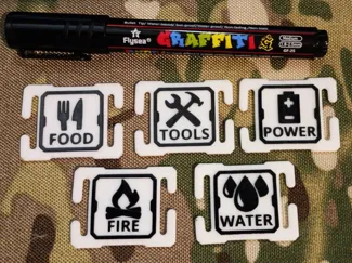 MOLLE Pouch Labels