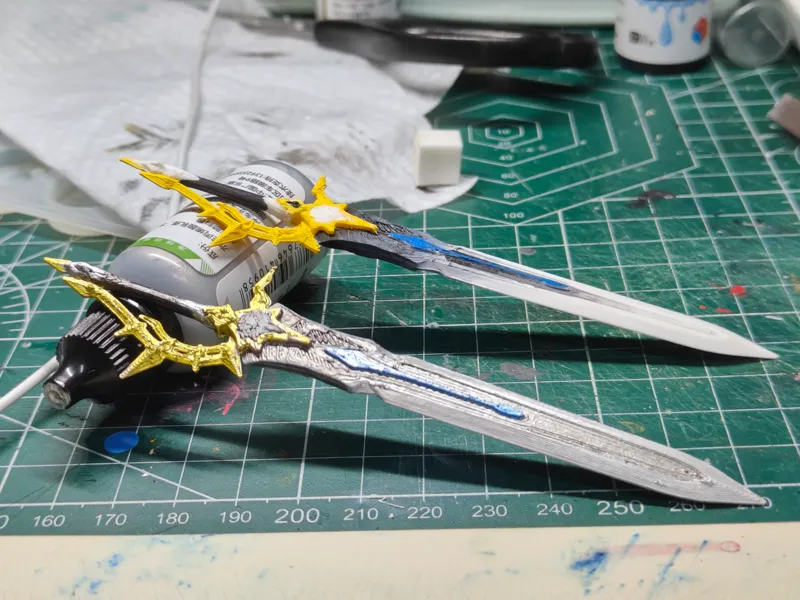 侵晨 白厄大剑 13cm/17cm拼装模型使用尺寸