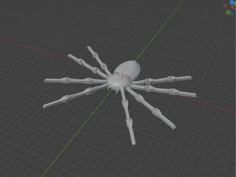 Articulated Spider Model