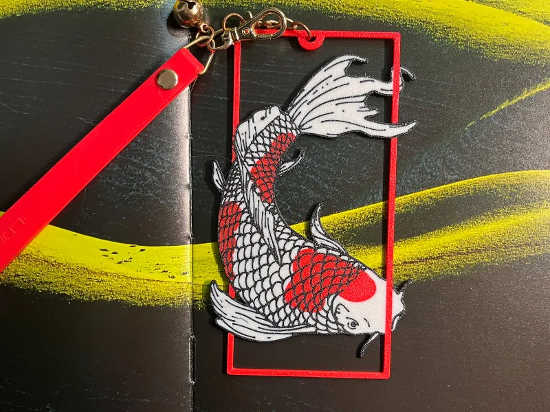 好运锦鲤书签