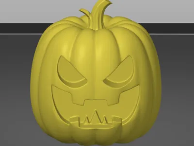 Scary Halloween Pumpkin