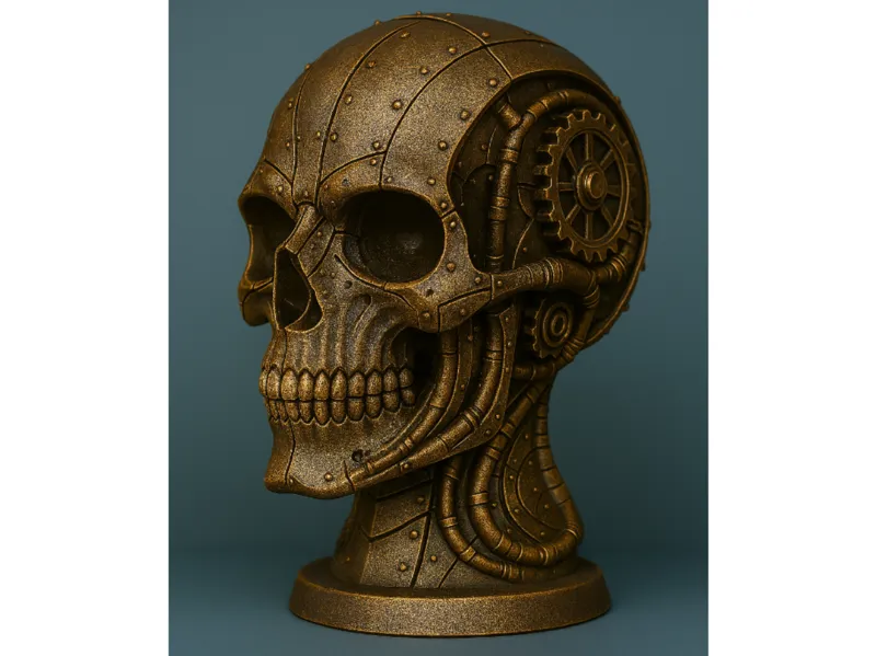 Steampunk Skull (AI)