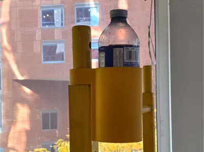 Scaffold water bottle holder