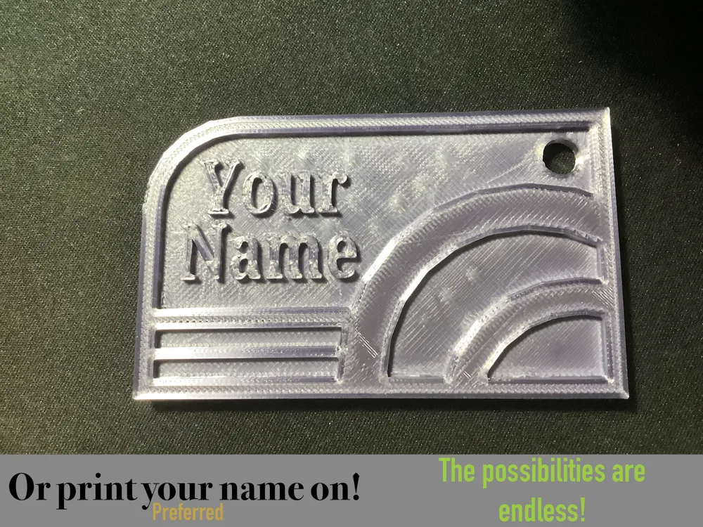 Name Tag - Free 3D Print Model - MakerWorld