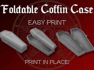 FOLDABLE COFFIN CASE - PRINT IN PLACE