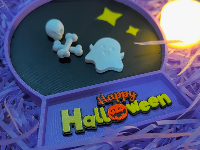 Halloween sign & flag