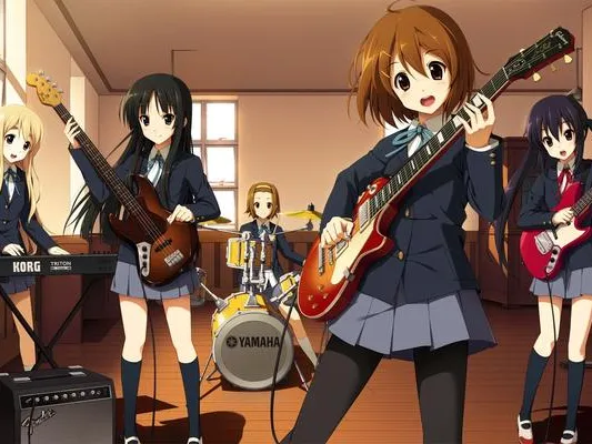 轻音少女 透光浮雕