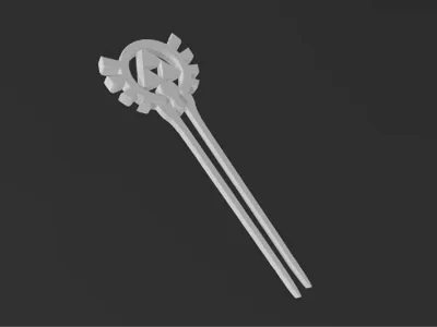 Zelda triforce twister hairpin