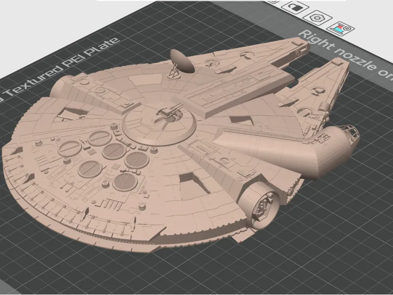Millennium Falcon (high detailed) 800mm long