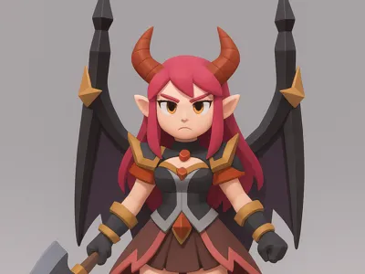 Karen – 3D Figure for PLA Print