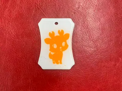 Safe Journey Transparent Keychain