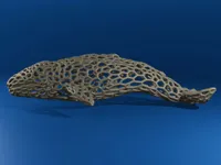 Baleine grise style voronoï — photo 1