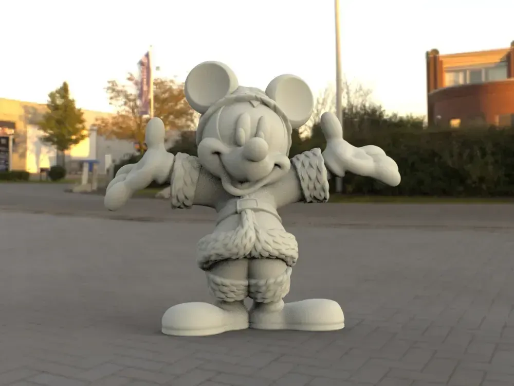Disney Christmas Mickey Mouse - Free 3D Print Model - MakerWorld