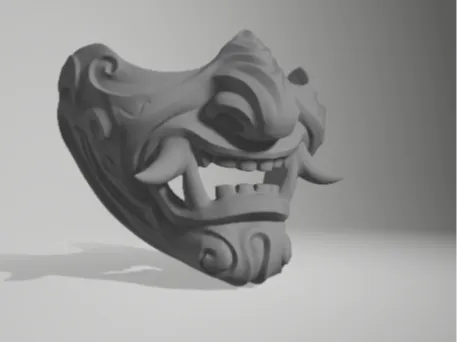 yōkai demon orc troll mask 