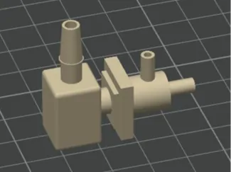 Cuff connector - LifeSource blood pressure monitor