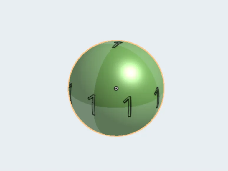 1 sided dice