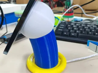 哆啦小圆手手机无线充电磁吸手机支架