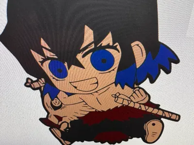 Inosuke Demon Slayer keychain