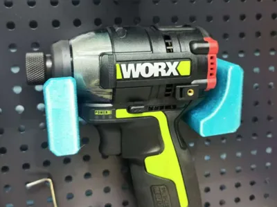 Worx 132X bracket for 6-16mm round hole pegboard