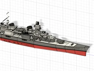 German P class design with 4x2 28 cm Main Battery