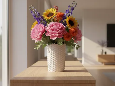 Studded Vase