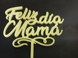 topper feliz Dia mamá