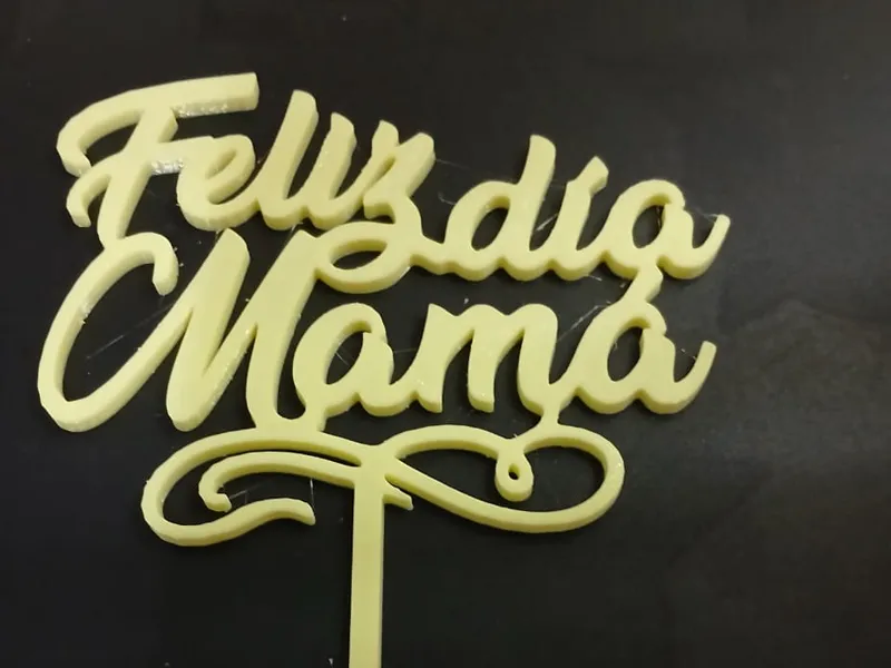 topper feliz Dia mamá