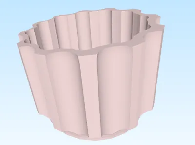 Kit of 7 flower pots
