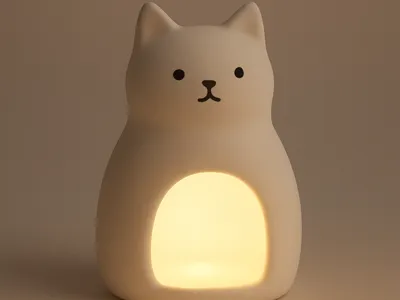 Luna the Cat Lamp