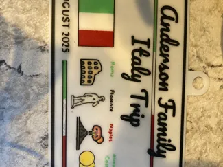 Custom Luggage Tag - [Anderson Family Italy Trip]