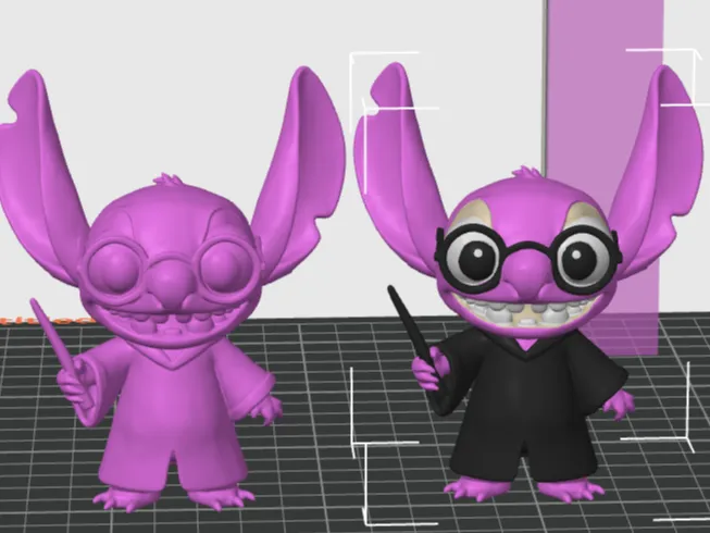 Stitch Harry Poter Rosa 