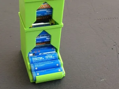 Battery dispenser Expandable