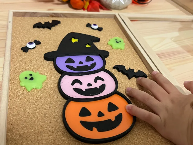 Halloween - themed Decorations and loose parts