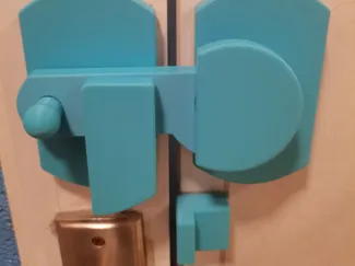 洗手间门栓