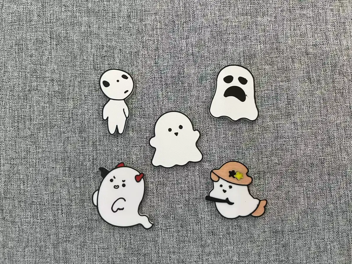 Halloween Little Ghost Refrigerator Magnet by 小奕大侠 MakerWorld: Download ...