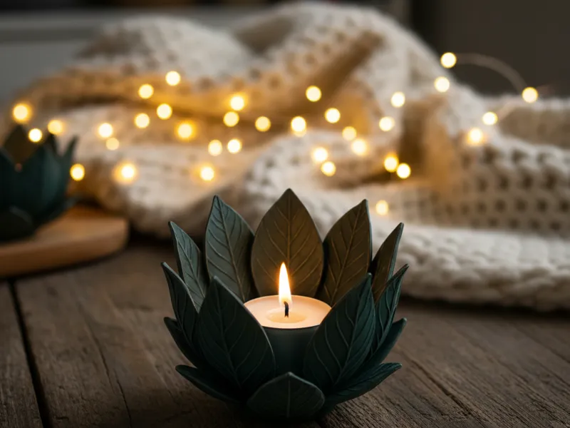 Tealight Leaf Holder