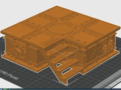 Zone Mortalis floor tile with Stairs