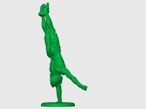 Calisthenics one arm handstand