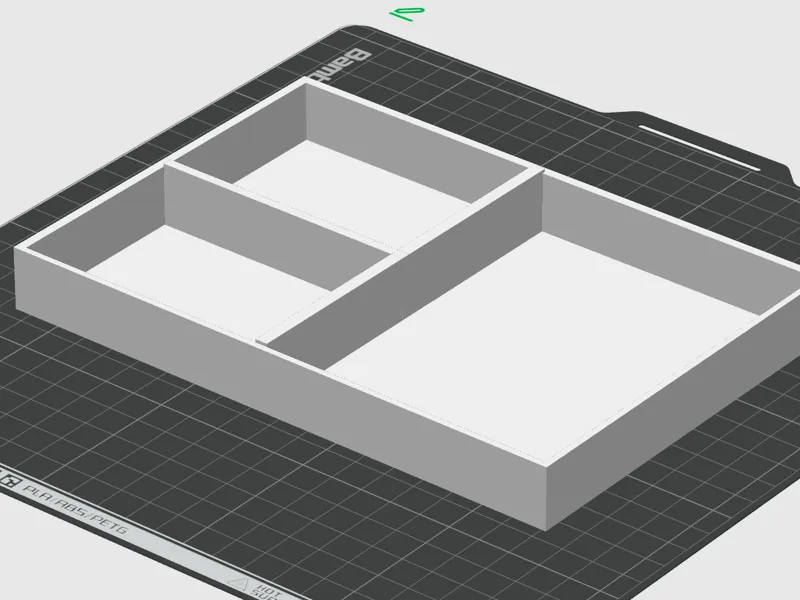 Small divided box