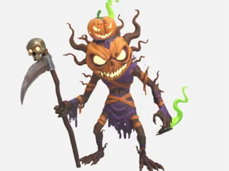 3d Hallowen figur