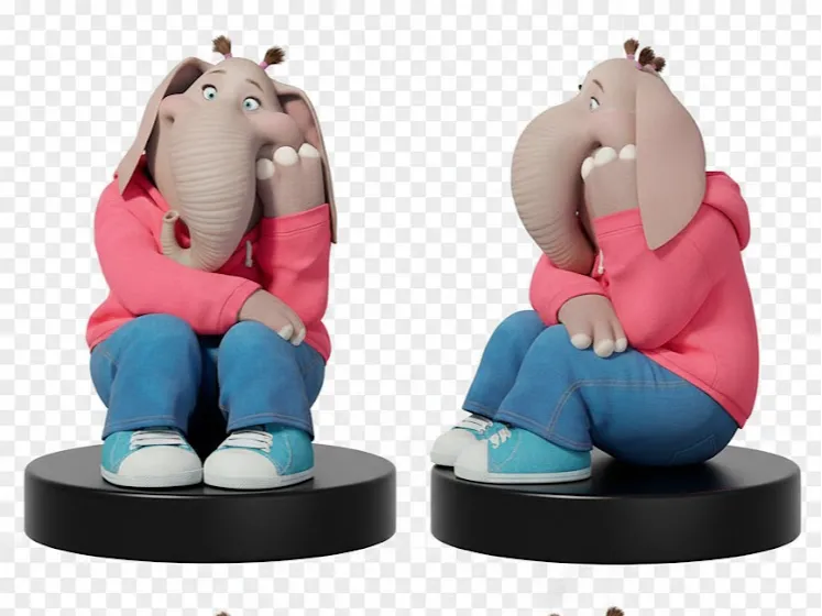 elefantinha Meena do filme Sing 