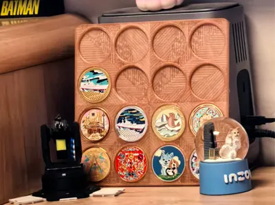 Commemorative Coin Display Stand